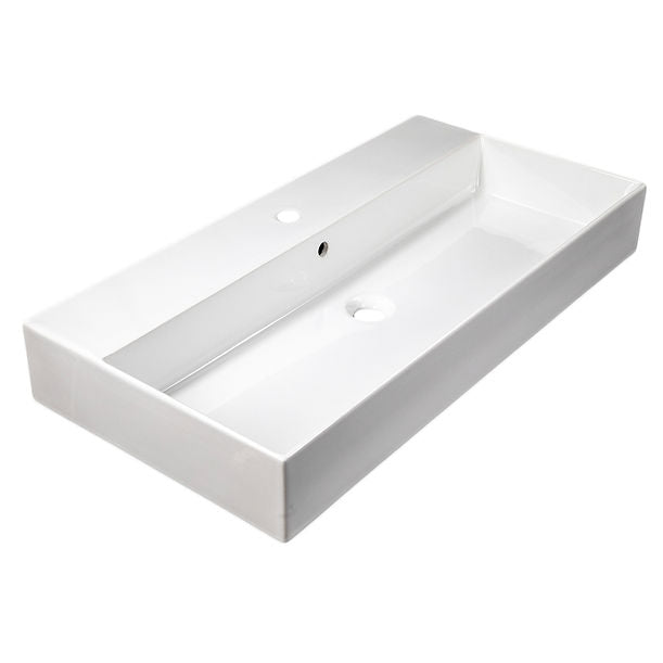 Nantucket 36" Fireclay Wallmount/Console Mount Bathroom Sink