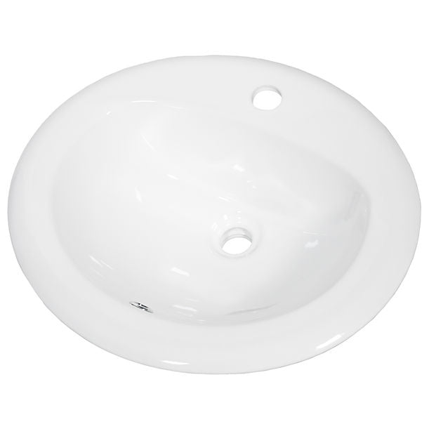 Nantucket 20.25" Drop-In Ceramic Vanity Sink DI2017-1
