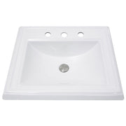 Nantucket 23" Rectangular Drop-In Ceramic Vanity Sink DI-2418-R8