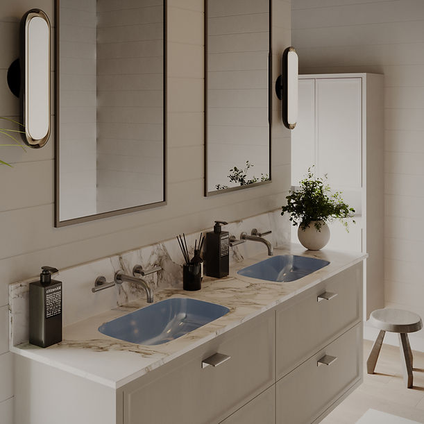 Nantucket Siracusa Italian Fireclay Undermount Vanity Sink