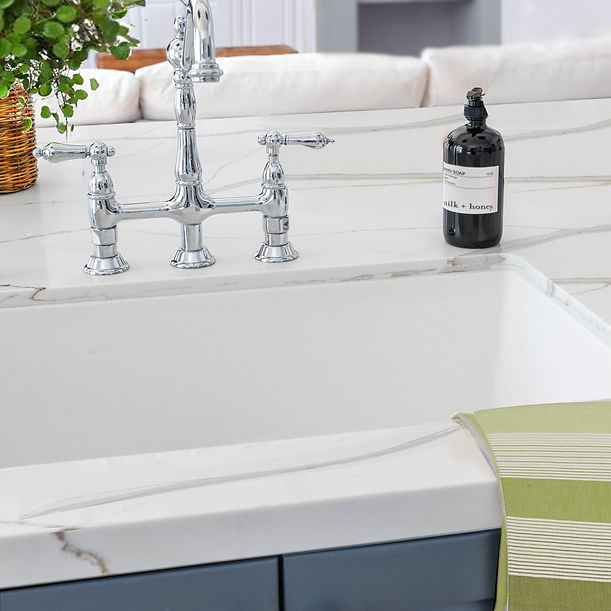Nantucket 27" Undermount Fireclay Kitchen Sink Wellfleet-2719W