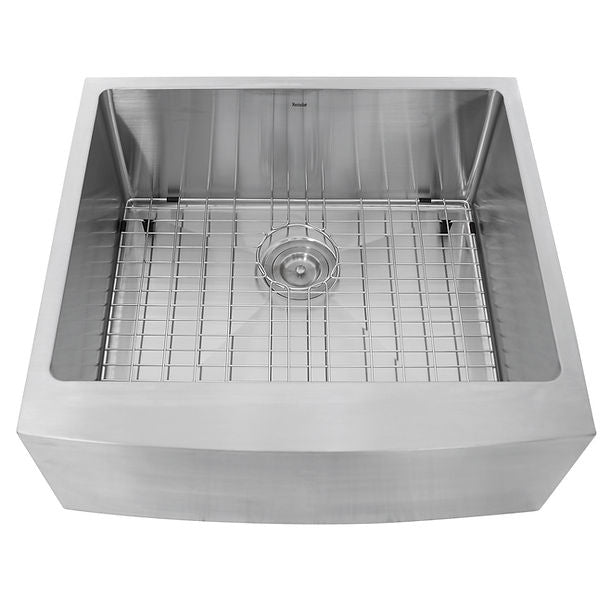Nantucket Apron2420SR-16 - 24" Pro Series Single Bowl Farmhouse Apron Front Stainless Steel Kitchen Sink