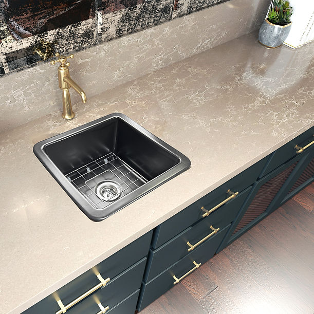 Nantucket 18" Undermount Fireclay Kitchen Sink Wellfleet