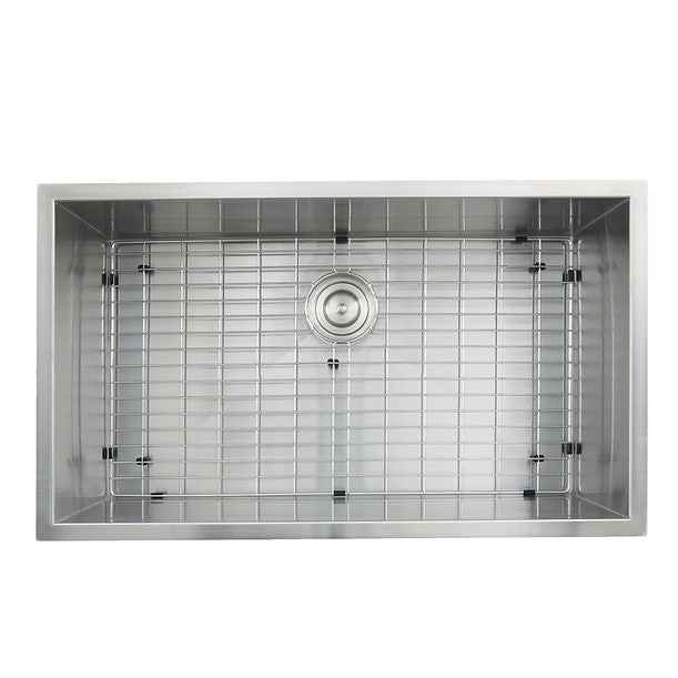 Nantucket ZR3219-16 - 32" Pro Series Large Rectangle Single Bowl Undermount Zero Radius Stainless Steel Kitchen Sink