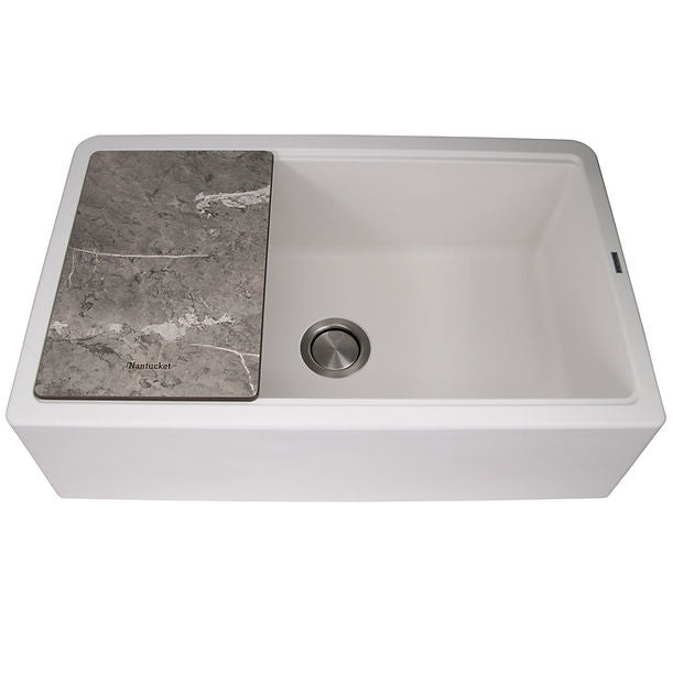 Nantucket - 33" Prep Station Reversible Granite Composite Sink