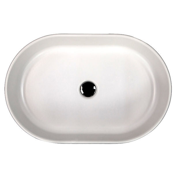 Nantucket Orta Italian Fireclay Vanity Sink - Matte White