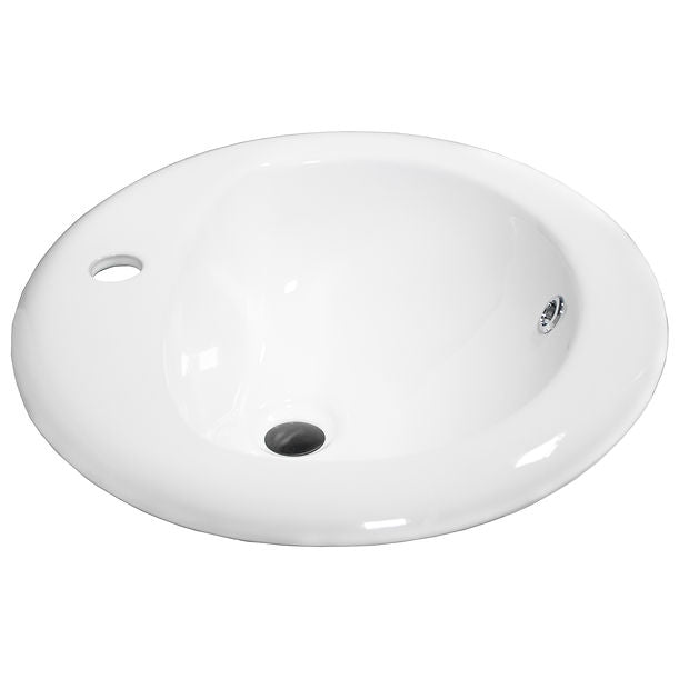 Nantucket 20.25" Drop-In Ceramic Vanity Sink DI2017-1