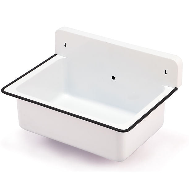 wallmount bucket sink Overflow