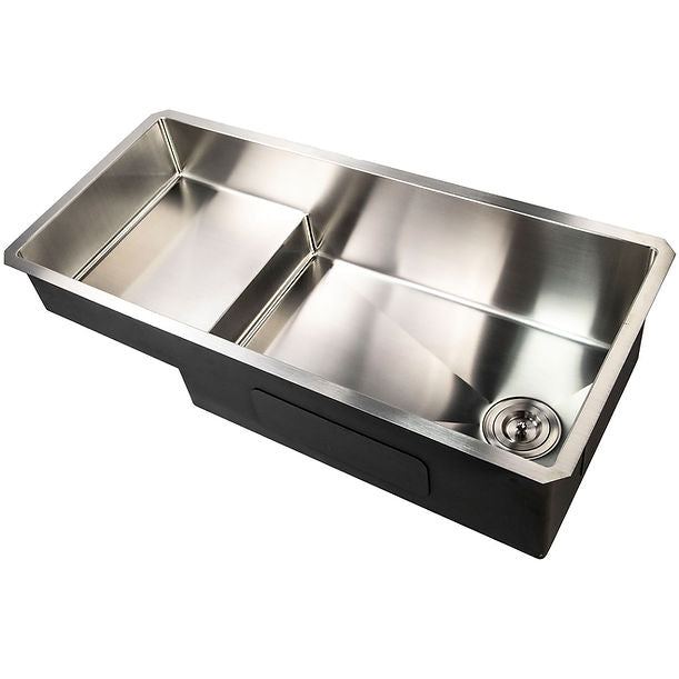 Nantucket STEPPE3918 Pro Series Undermount Stainless Steel Kitchen Sink with Compatible Accessories