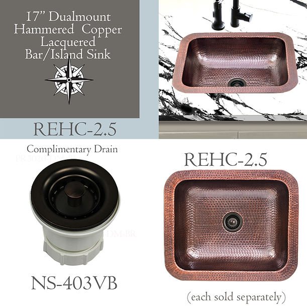 Nantucket 2.75" Junior Duo Bar Sink Drain In Venetian Bronze NS-403VB