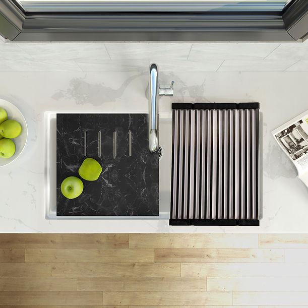 Nantucket Plymouth Collection Granite Composite Workstation sink