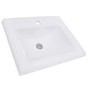 Nantucket 23" Rectangular Drop-In Ceramic Vanity Sink DI-2418-R1