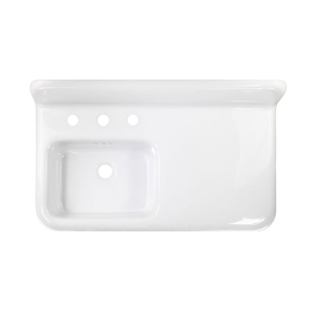Nantucket Fireclay 30s Style Sink with integral Ledge