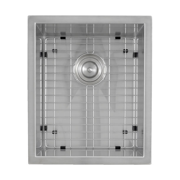 Nantucket ZR1815 - 15" Pro Series Rectangle Undermount Zero Radius Stainless Steel Bar/Prep Sink