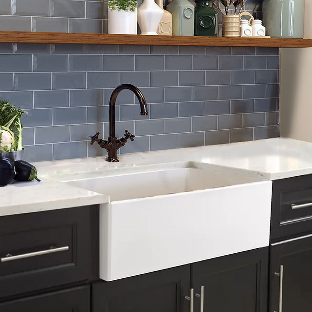 Nantucket 30" Farmhouse Fireclay Sink