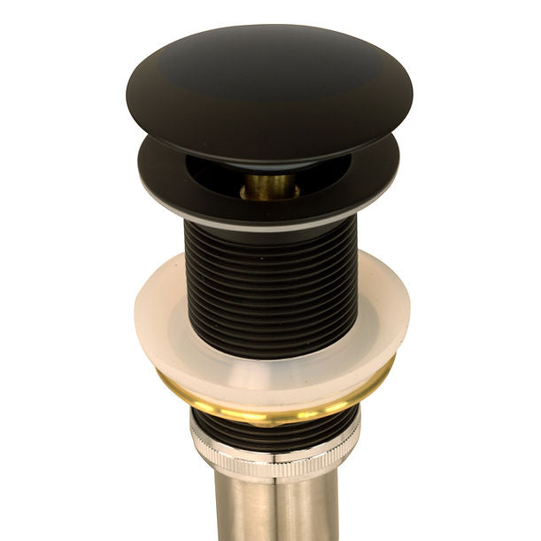 Nantucket Matte Black Finish Umbrella Drain NS-UDMB