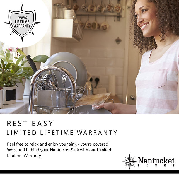 Nantucket NS3018-9-16 30" Large Rectangle Single Bowl Undermount Stainless Steel Kitchen Sink, 9"es Deep