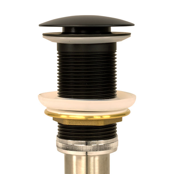 Nantucket Matte Black Finish Umbrella Drain NS-UDMB