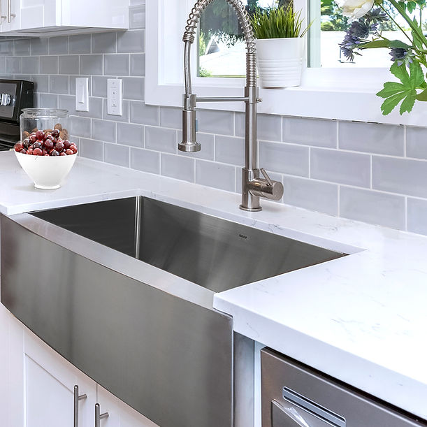 Nantucket Apron302010SR-16 - 30" Pro Series Single Bowl Farmhouse Apron Front Stainless Steel Kitchen Sink