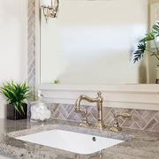 Nantucket 23.5" Rectangular Undermount Ceramic Vanity Sink UM-2112-W in White