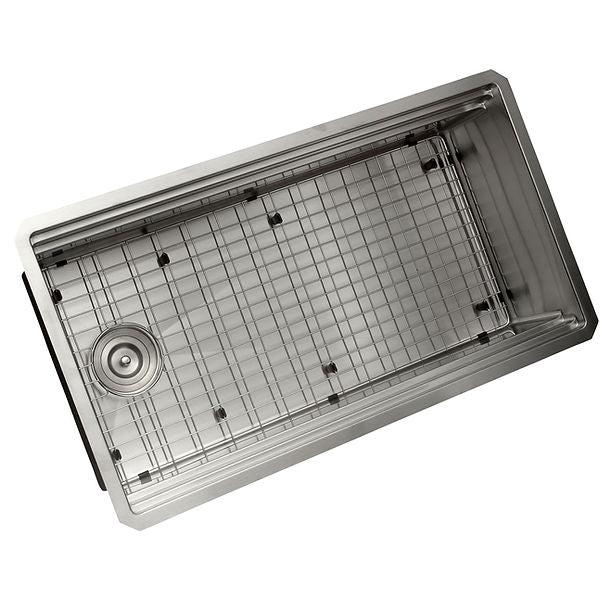 Nantucket SR-PS-3220-OSD - 32" ProfessioN/Al Prep Station Small Radius Undermount Stainless Kitchen Sink with Accessories