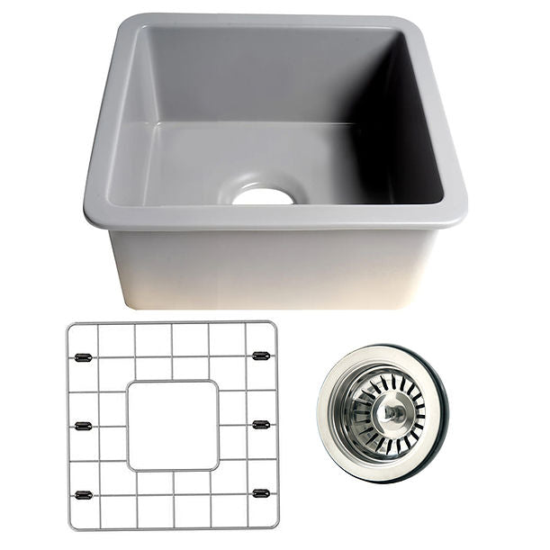 Nantucket Wellfleet-1818GR is glazed in a matte Grey