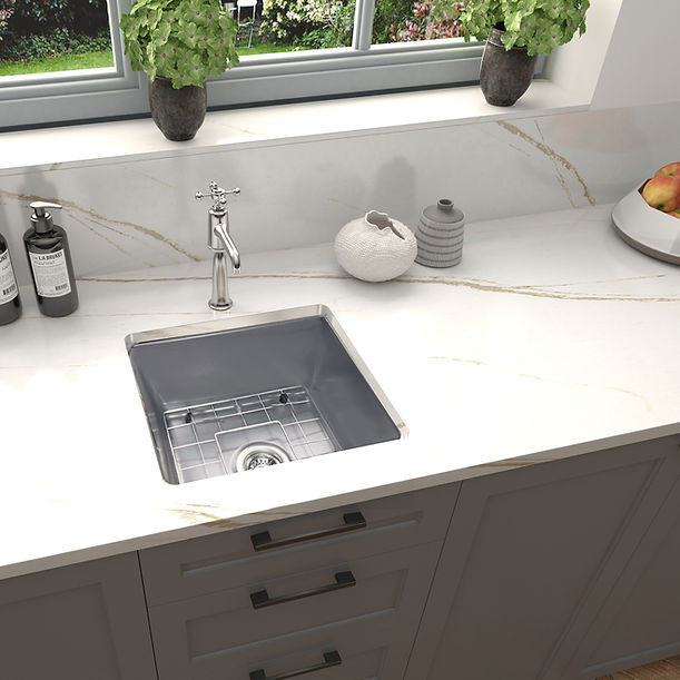 Nantucket Wellfleet-1818GR is glazed in a matte Grey