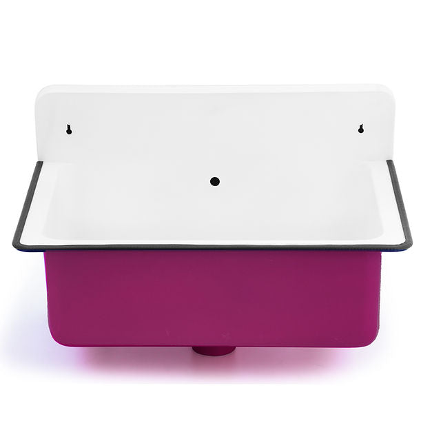 wallmount bucket sink Overflow
