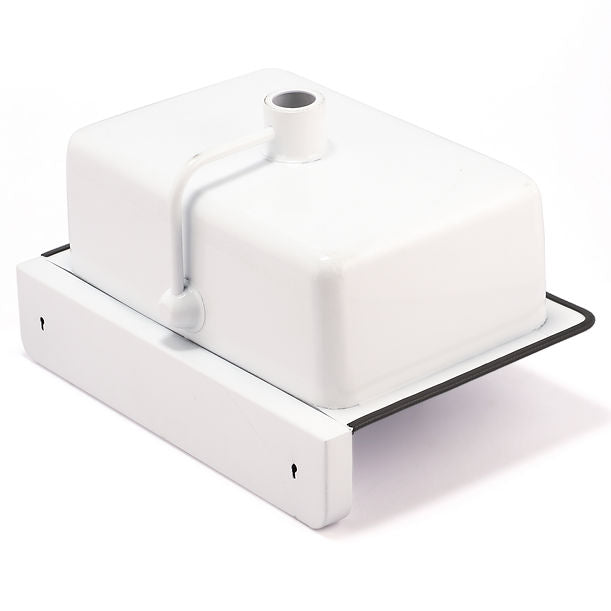 wallmount bucket sink Overflow