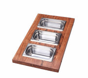Nantucket - Prep Station 3 Piece Rectangular Condiment Server