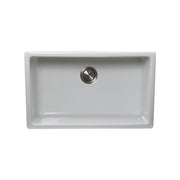 Orleans Collection Italian Fireclay 30" Fireclay Undermount / Topmount Sink