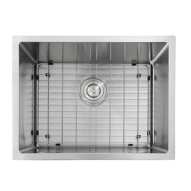 Pro Series Rectangle Single Bowl Undermount Small Radius Corners Stainless Steel Kitchen Sink  