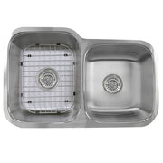 Nantucket 32" Undermount 60/40 Double Bowl in 18 Gauge