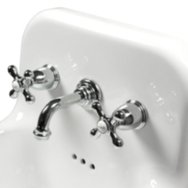 Victorian Collection Bathroom Faucet with Short Spout