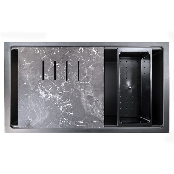 Nantucket Plymouth Collection Granite Composite Workstation sink