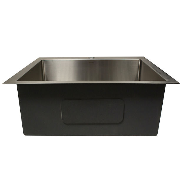 Nantucket AW2522-16 All Weather Small Radius Topmount Single Hole Stainless Kitchen Sink