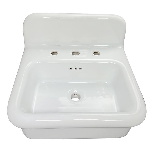 Nantucket Fireclay 30s Style Sink in All White