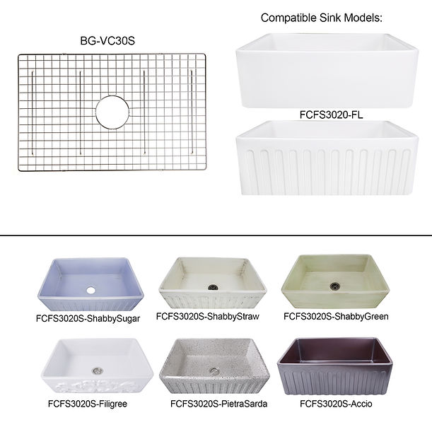 Nantucket 30" Farmhouse Fireclay Sink