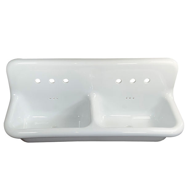 Nantucket Fireclay Utility 48in Wallmount Bathroom Sink