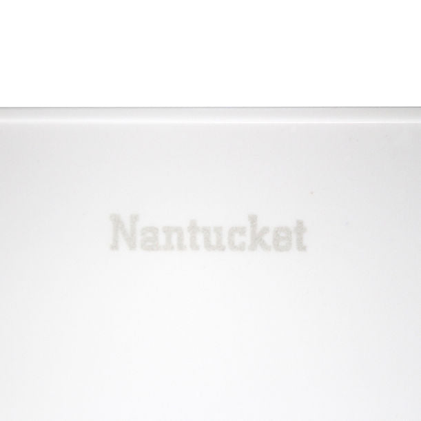 Nantucket Rectangle White Glacierstone Sink NS-GSTR24
