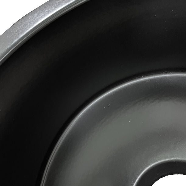 Nantucket 18" Fireclay Round Bar-Prep Sink In Matte Black