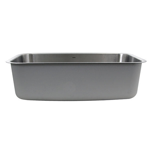 Nantucket NS3018-9-16 30" Large Rectangle Single Bowl Undermount Stainless Steel Kitchen Sink, 9"es Deep