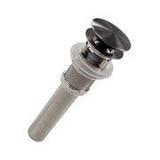 Nantucket Brushed Nickel Finish Umbrella Drain With Overflow NS-UDBN-OF