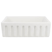 Orleans Collection Italian Fireclay 30" Fireclay Farmhouse Sink