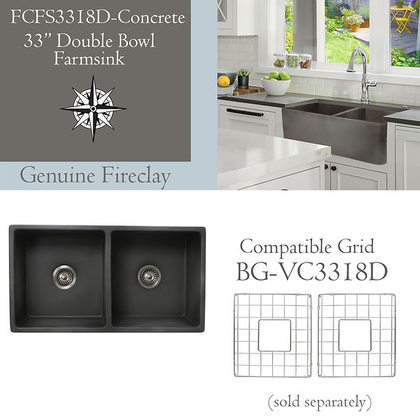 Nantucket Double Bowl Farmhouse Fireclay Sink