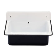 wallmount bucket sink Overflow