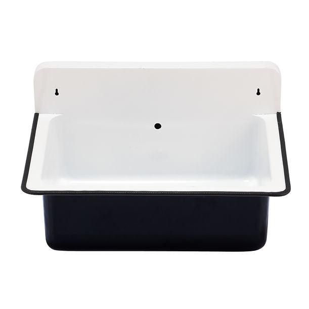 wallmount bucket sink Overflow
