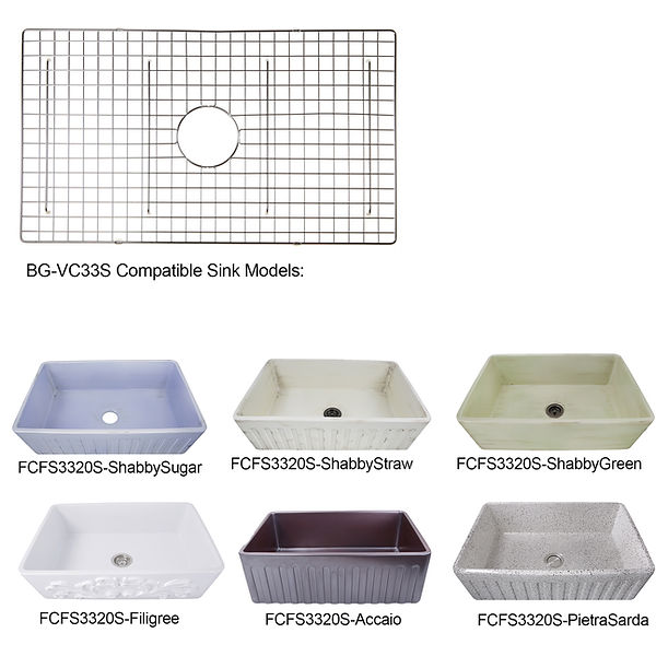 Nantucket Stainless Steel Bottom Grid BG-VC33S