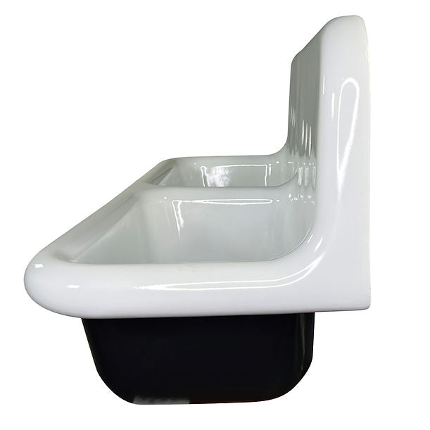 Nantucket Fireclay Utility 48in Wallmount Bathroom Sink