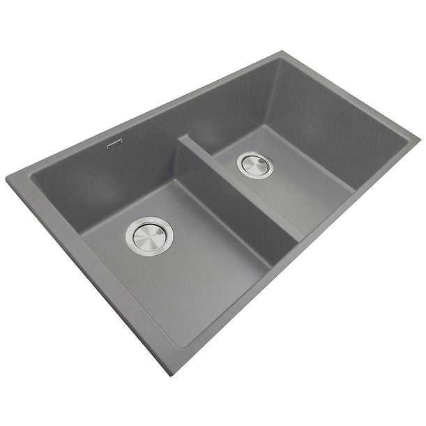 Nantucket Undermount Double Equal Bowls with Low Divide - Granite Composite Sink